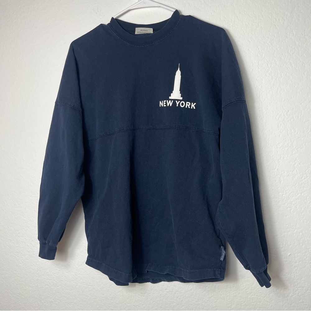 New York Empire State Building Black/Navy Blue Spirit Jersey XS